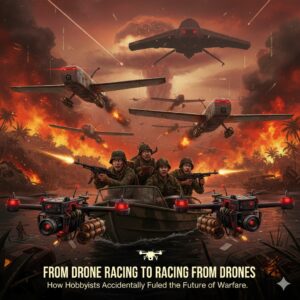 From Drone Racing to Racing From Drones